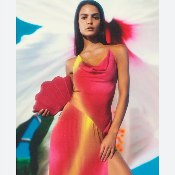 The Wolf Gang Makena Ombré Maxi Dress Size M - Picture 3 of 11